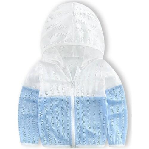 2021New Fashion Summer Spring Baby Boys Girls Clothing Hoodies Sun Protection Clothes Children Casual Beach Jackets Coats