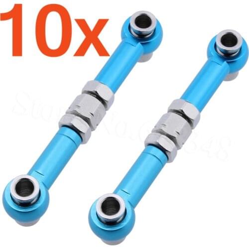 Wholesale 10Pairs/Lot HSP Upgrade Parts 102017(02157) 02074 Aluminum Linkages For 1/10 RC On Road Drift Flying Fish Sonic Baja