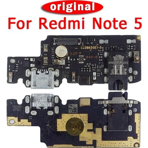 Original PCB Board Ribbon For Redmi Note 5 USB Plug Charger Dork Connector Flex Cable For Redmi Note 5 Repair Parts