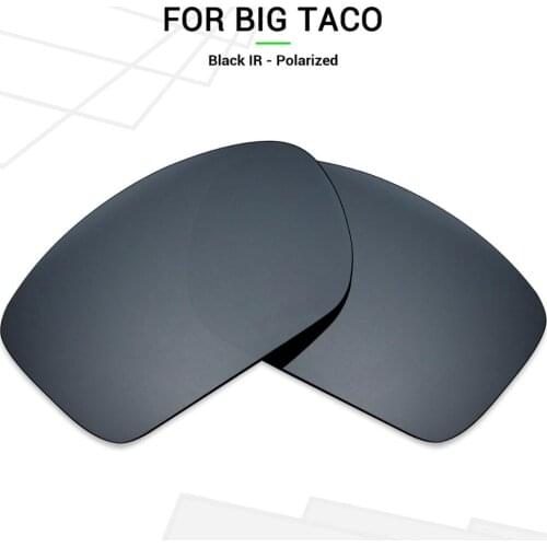 Mryok POLARIZED Replacement Lenses for Oakley Big Taco Sunglasses Black IR