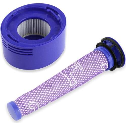 Pre Filter + HEPA Post-Filter kit for Dyson V7 V8 Vacuum Replacement Pre-Filter (DY-96566101) and Post- Filter (DY-96747801)