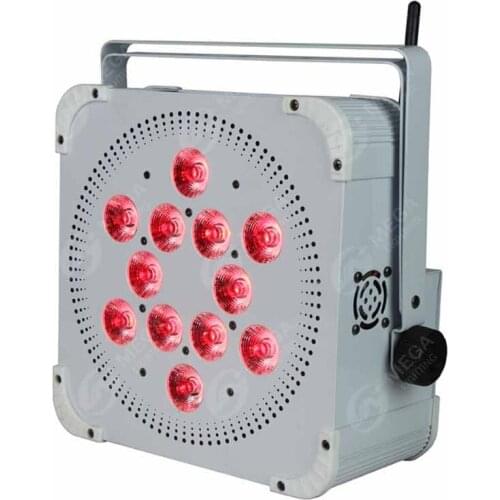 Professional dj lights led flat par 12x18W RGBAW-UV 6in1 dmx wifi wireless battery powered led uplights 12pcs Wireless DMX Wifi