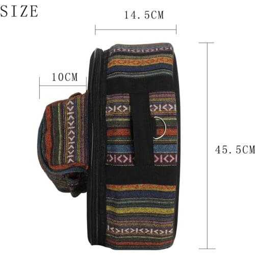 Professional Portable 14"Snare drum package bag cover box Dumb drum shoulders backpack black Carrying Case Drums Instrument Gig