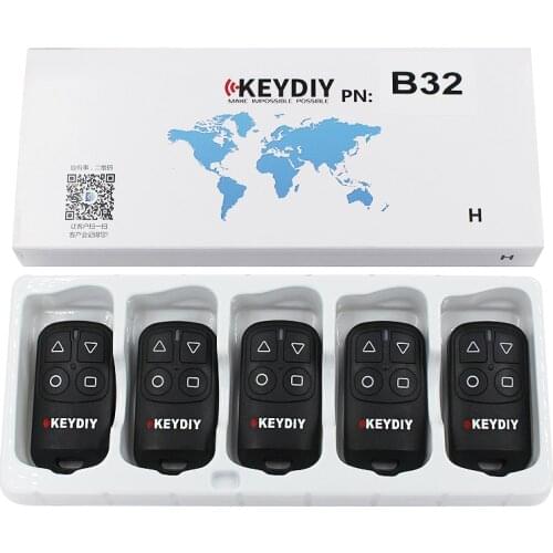 5pcs KEYDIY KD900 B Series Remote Control KD B32 Key for KD900+ Key Programmer URG200 Machine