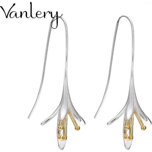 Irregular Geometric Morning Glory Flower Stud Earrings For Women Korean Earrings Vintage Brincos Gifts Jewelry High Quality