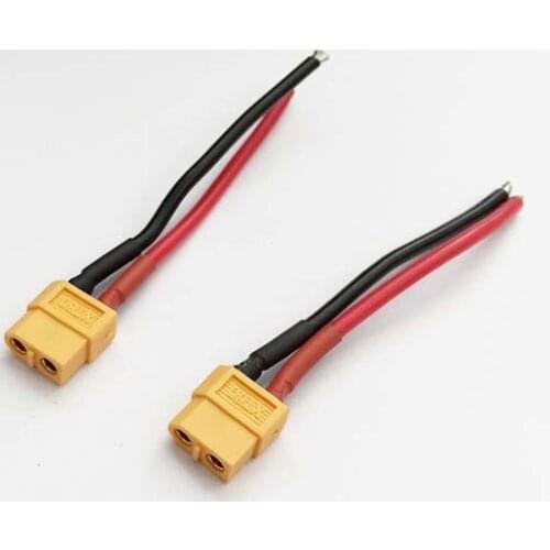 XT60 plug Female Connector 10CM 12AWG and 14AWG Silicon Wire Lithium battery modified cable RC