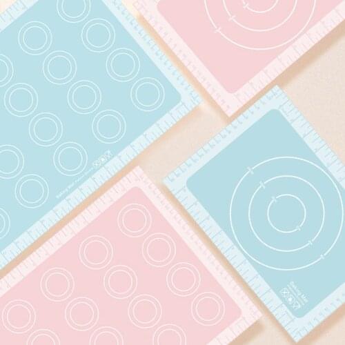 30X21CM Silicone Baking Mat for Pizza Bread Cookies Non-stick Baking Sheets Bake Pans Kitchen Pastry Kneading Dough Mats