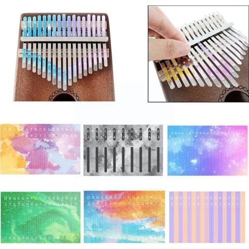 Sticker Percussion Parts Accessories For Learner Musical Piano Piano Instrument Thumb Kit Sound Thumb Kalimba Stick 17-tone M8M2