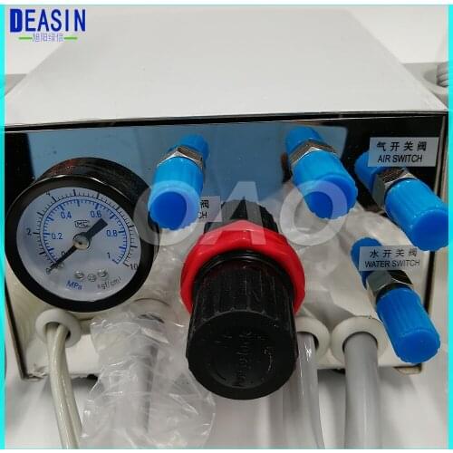 Dental Lab Portable two Turbine Unit Air Compressor 3 way straw for dentist Handpiece tube 4 hole or 2 hole tube