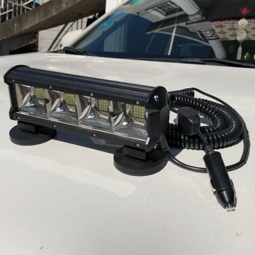 Led Car truck work light bar Magnetic lamp holder base with Spring Spiral wire for Repair Check Outdoor Fishing Camping Tent BBQ