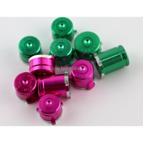 OCGAME 20sets 8 colors Bullet Buttons Metal ABXY + Guide Mod Kit For Xbox one/xboxone controller