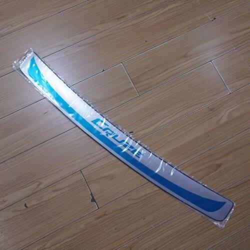 For Chevrolet MALIBU SAIL Cruze TRAX AVEO Stainless Steel Rear Bumper Protector Sill Trunk Guard Cover Trim car accessories