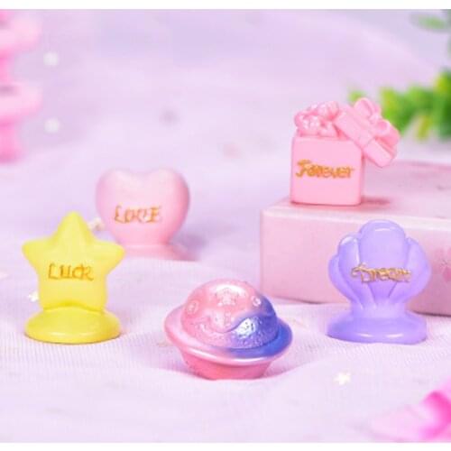 ZOCDOU 1 Piece Planet Shell Cloud Romantic Gift Model Small Figurine Crafts Figure DIY Ornament Miniatures