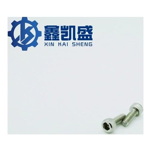 50PCS / 100PCS M3 DIN912 Cylindrical Head Hex Socket Machine Screw Stainless Steel 304 Cup Head HM Screw Length 2-35mm