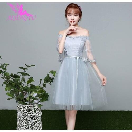 AIJINGYU 2021 2020 girl sexy elegant dress women for wedding party bridesmaid dresses BN497