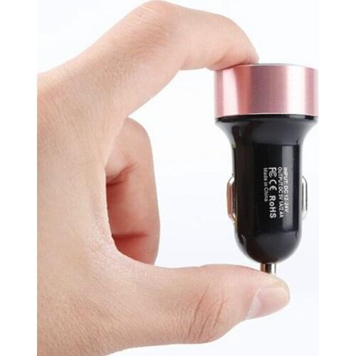 Car Charger Digital Display Car Charger Mobile Phone Fast Charging Dual USB Multi-function Car Charger Fast Charging Dual USB