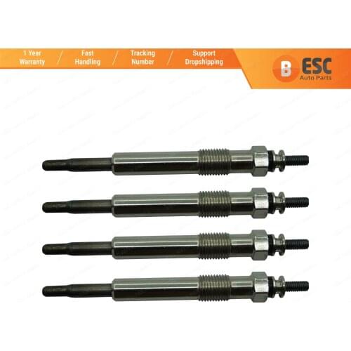 ESC Auto Parts EGP28-1 4 Pcs Heater Glow Plugs GX96, XS4U6M090AB, GN993 for Ford 1.8 Fast Shipment Ship From Turkey