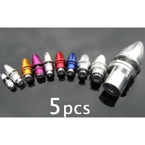 Free Shipping 5 Pcs 2/2.3/3/3.17mm/4/5/6mm Brushless Motor Propeller Clip Bullet Paddle Adapter Holder Fix Mount Accessory