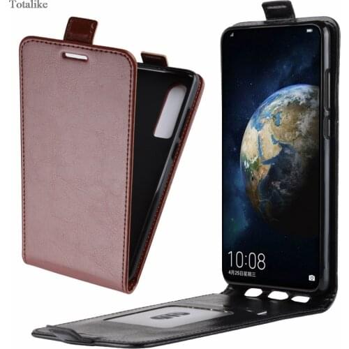 Business Style Pu leather phone case for Huawei P30 Magnetic button flip Cover Card Slots Protective Phone Bag Case
