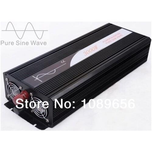 High quality 3000w Pure Sine Wave Power Inverter 24VDC to 220VAC dc 24v to ac 220v Power inverter Car Inverter Converter