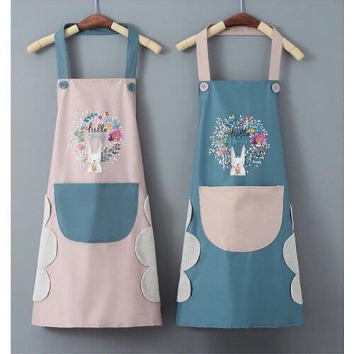 Web celebrity summer home can have a hand in the lovely new cooking apron men and women waterproof and oil proof kitchen