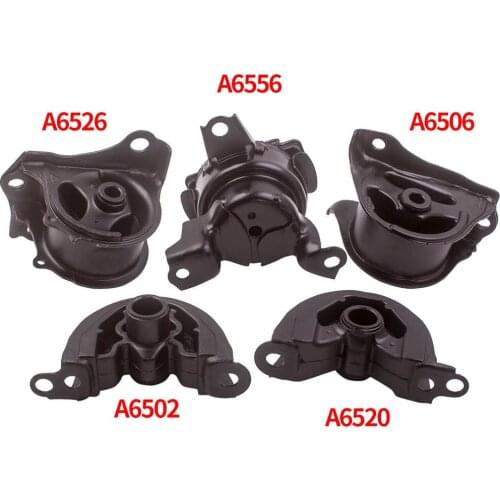 Engine Motor + Trans Mount 5pcs for Honda Civic 1.6L 1996-2000 A6520 A6502 6556