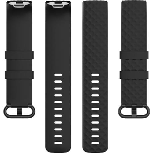 Y5GE Small Replacement TPE Strap for fitbit- Charge 3 4 Smart Sports Watch Wrist Band