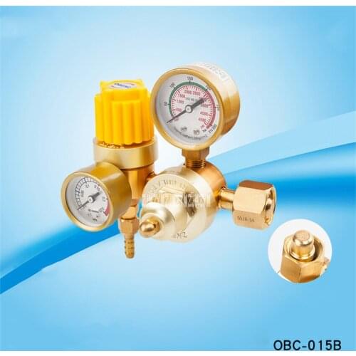 OBC-015B Energy-saving Gas Meter Pressure Reducing Valve Arc Welding Machine Accessories Pressure Reducer G5/8 15Mpa 8mm 25L/min