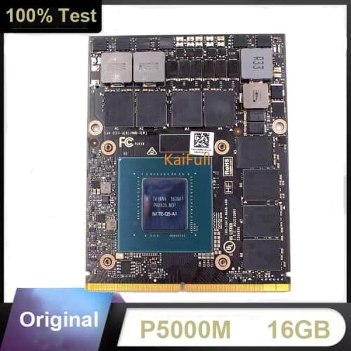 Original P5000M P5000 DDR5 16GB Video Graphics VGA Card N17E-Q5-A1 With X-Bracket For HP ZBook 17 G3 G4 Dell M7710 M7720 Fujitsu