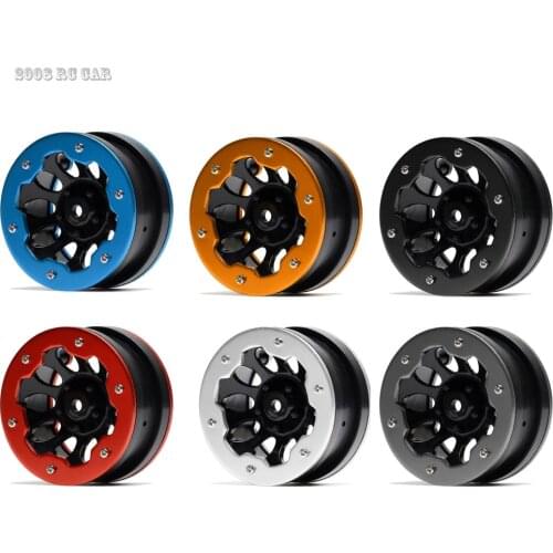 1:10 4P 1.9" Black Beadlock Hub Wheel Rim RC Rock Crawler Car Traxxas TRX4 Tamiya CC01 MST jimny RC4WD TF2 D90 D110