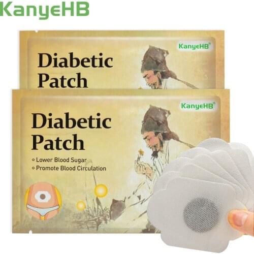 12pcs Lower Blood Glucose Sugar Balance Medical Plaster Diabetic Patch Herbal Stabilizes Blood Sugar Level Health Care Patches