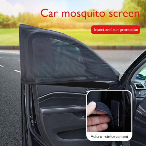 2Pcs/lot Car Sun Shade Window Cover Car-Styling Sunshade Curtain UV Protection Shield Visor Mesh Dust