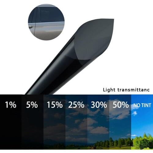 50x300CM Sunshade Film Auto Glass Explosion Proof Sunshade Insulation Window Film Roof Film For Cars Bedrooms Balconies