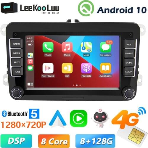 LeeKooLuu Autoradio 2 din Android Multimedia Player Car Radio GPS For Volkswagen VW T5 Touran Golf 5 6 Polo Passat b6 b7 cc Jett