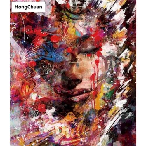 Fast delivery 5D diamond painting painted beauty DIY mural square rhinestone mosaic round embroidery home decoration gift