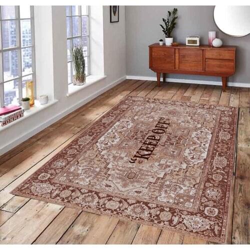 KEEP OFF 93 Classic Patterned Carpet , Fan Carpet Non Slip Floor Carpet,Teens Carpet,Area Rug