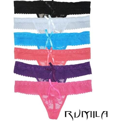 Cotton multi-color Sexy cozy comfortable Lace Briefs thongs women Underwear panties Lingerie for women 1pcs/lot 87223