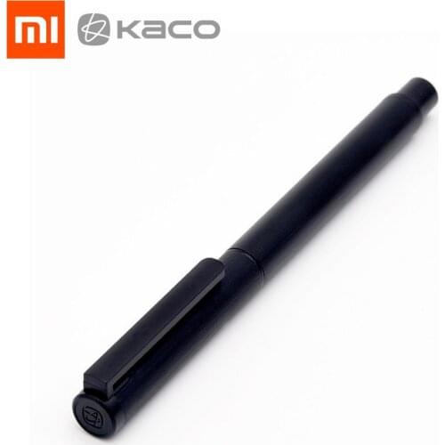 Xiaomi Mijia KACO Fountain Pen Luxury Set Black 0.5mm F Nib Steel Ink Pens smooth writing Signing Pen Gift For Office School