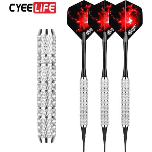 CyeeLife 18g soft darts Standard Flights nylon shafts Safe and durable home entertainment