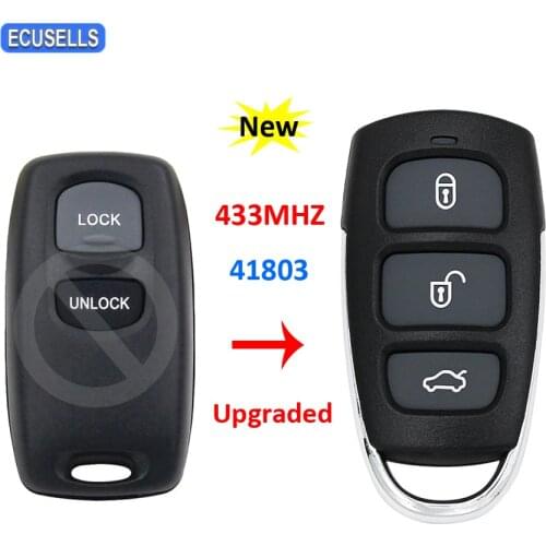 New Design Keyless Entry Remote Smart Car Key Fob 433Mhz for Mazda 2 6 2002 2003 2004 2005 Visteon Model No. 41803