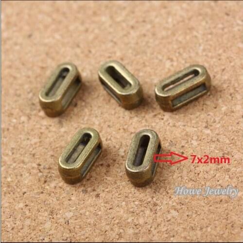 Wholesale 180 pcs Vintage Charms Letter O Antique bronze Fit Leather leather slide rope bracelet jewelry production 10077