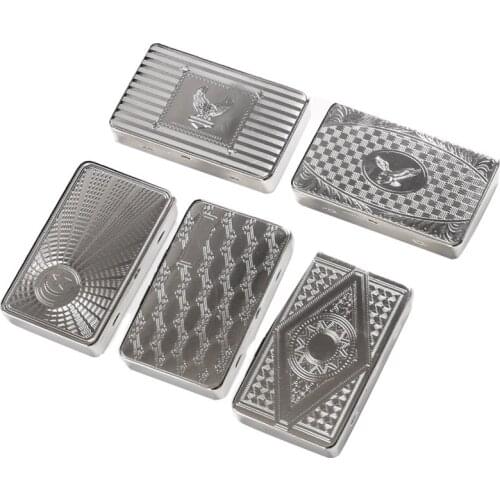 Personalized Ultra-thin Metal pipe Box Portable Moisturizing Cut Tobacco Storage Sealed Hand-rolled Cigarette Container