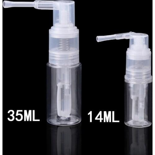 14/35Ml Plastic Glitter Duster Bottle Refillable Bottles Portable Travel Container Transparent Atomizer Empty Small Spray Bottle