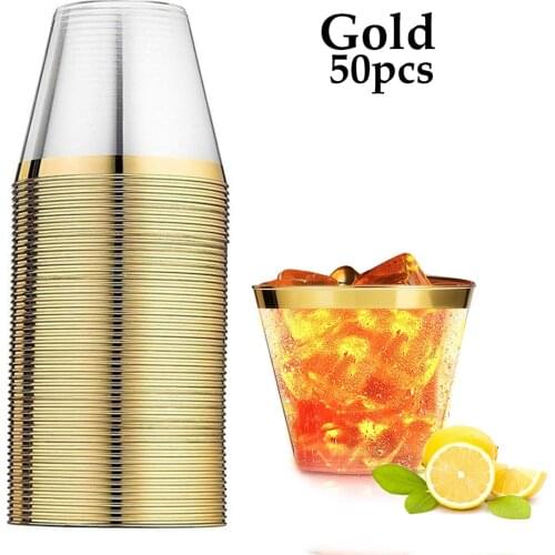 9OZ/250ml Plastic Wine Glass Unbreakable Red Wine Tumbler Cups Transparent Fruit Juice Beer Cup For Wedding Picnic Supply