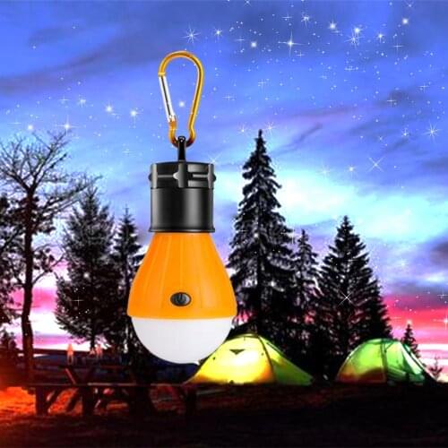 Portable Lantern Tent Light Camping Equipment Outdoor LED Bulb Emergency Lamp Waterproof Battery Powered Flashlight Torch Lamp