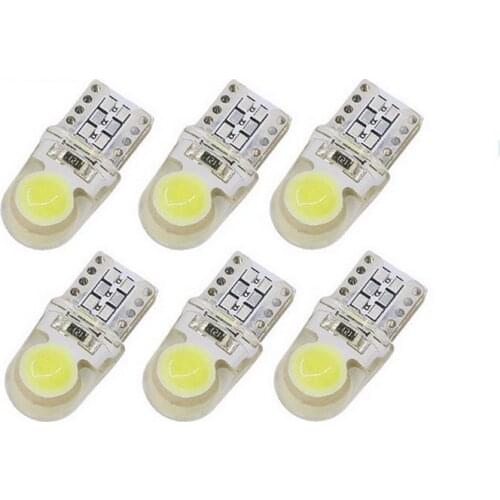 Lamp LED Cob Silicone Marker Lamp License Plate Light Highlight Led T10 W5w 194 168 Refit Lamp Car Led Light Car Accessories