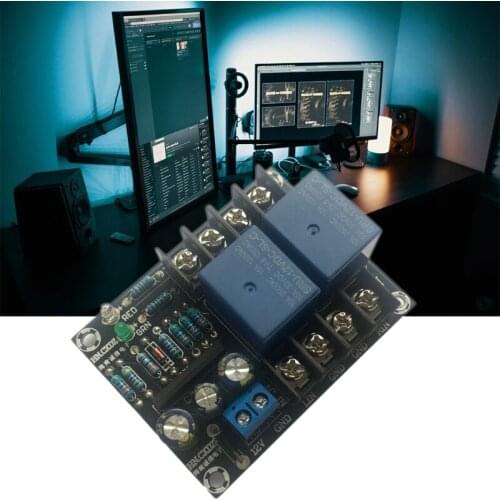 UPC1237 2-Channel Sound Amplifier Board Boot Mute Delay Integrated Circuits Dropship Speaker Protection Relay Module Board