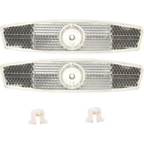 Bicycle Bike Wheel Reflector Safety Spoke Reflective Mount Vintage Clip Warning