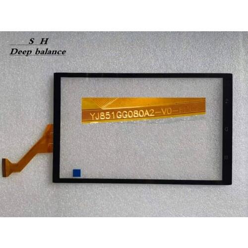 Yuntab 8 H8 4G LTEMFlat panel digitizer glass GY-G80141A-01 / mgyctp-801038 YJ851GG080A2 / RP-513A-8.0-FPC-A1