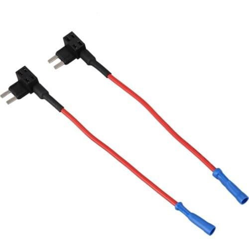 10 Pack - 12V Car Add-a-circuit Fuse TAP Adapter Mini ATM APM Blade Fuse Holder